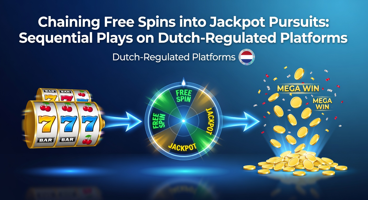 Speler activeert een keten van vrije spins op een Nederlands online slot, met jackpotmeters die oplichten op een mobiel scherm