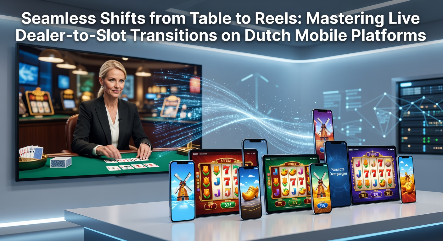 Mobiel scherm toont live dealer blackjack naast een draaiende slotmachine op een Nederlands casino platform