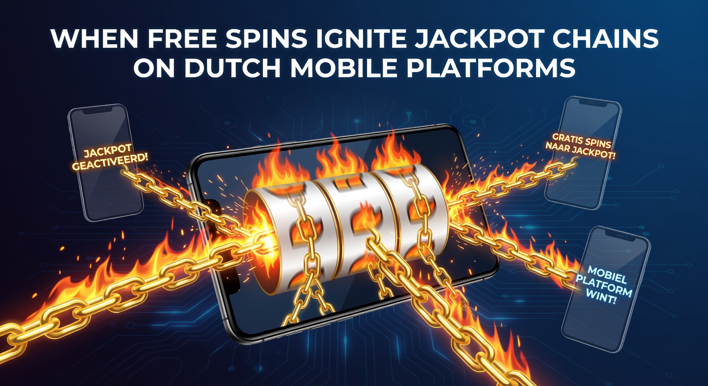 Schermafbeelding van een mobiele slot met actieve free spins en een oplichtende jackpotketen op een Nederlands casino platform